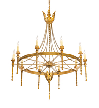 Meyda Black 211956 - 36" Wide Amaury 10 Light Chandelier