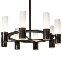 Meyda Black 214875 - 62" Wide Farmington 8 Light Chandelier