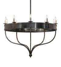 Meyda Black 215483 - 54" Wide Parnella 10 Light Chandelier