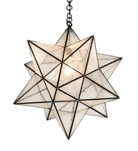 Meyda Black 216258 - 24" Wide Moravian Star Pendant