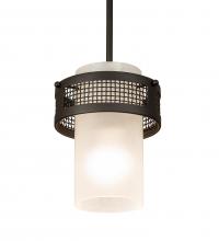 Meyda Black 216797 - 8" Wide Maglia Semplice Mini Pendant