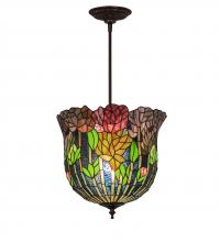 Meyda Black 217493 - 14" Wide Tiffany Honey Locust Pendant