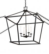 Meyda Black 217569 - 32" Square Kitzi Tapered Pendant