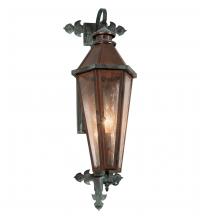 Meyda Black 217967 - 8" Wide Millesime Lantern Wall Sconce