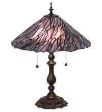 Meyda Black 218128 - 21" High Willow Jadestone Table Lamp