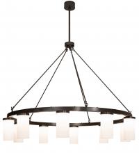 Meyda Black 218453 - 76" Wide Loxley Needham 10 Light Chandelier