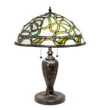 Meyda Black 218951 - 23" High Mediterranean Table Lamp