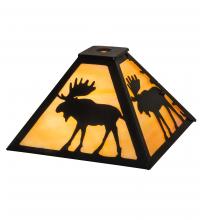 Meyda Black 219627 - 12" Square Moose Shade