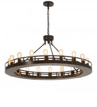 Meyda Black 220284 - 48" Wide Barbury 18 Light Chandelier