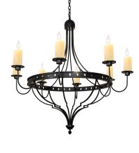 Meyda Black 220739 - 48" Wide Bottini 8 Light Chandelier