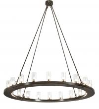 Meyda Black 222369 - 60" Wide Loxley 20 Light Chandelier