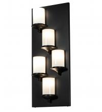 Meyda Black 222730 - 14" Wide Octavia Wall Sconce