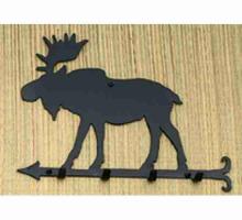 Meyda Black 22388 - 12"W Moose Key Holder