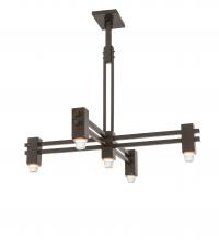 Meyda Black 224077 - 33" Square Roylance Chandelier Hardware