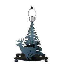 Meyda Black 22495 - 8.5" High Lone Deer Table Base