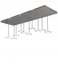 Meyda Black 225206 - 75" Long Kossar Ceiling Fixture