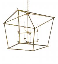 Meyda Black 226019 - 50" Square Kitzi Tapered Pendant