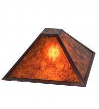 Meyda Black 22620 - 14" Square Mission Prime Shade