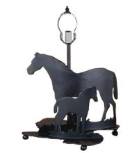 Meyda Black 22730 - 14" High Mare & Foal Table Base