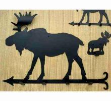 Meyda Black 22779 - 24"L Moose Coat Rack