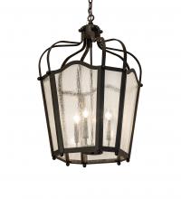 Meyda Black 228423 - 22" Wide Citadel 4 Light Pendant