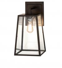 Meyda Black 228939 - 9.5" Wide Kellie Wall Sconce