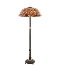 Meyda Black 230384 - 62" High Fishscale Floor Lamp