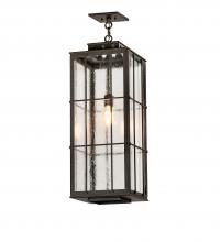 Meyda Black 231017 - 12" Square Pontrefract Lantern Pendant