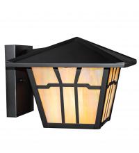 Meyda Black 231454 - 10" Wide Gable Wall Sconce