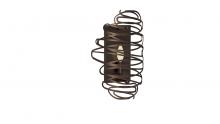 Meyda Black 231619 - 10" Wide Cyclone Wall Sconce