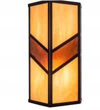 Meyda Black 232571 - 8" Wide Santa Fe Wall Sconce