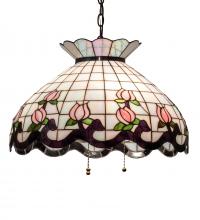 Meyda Black 232764 - 20" Wide Roseborder Pendant