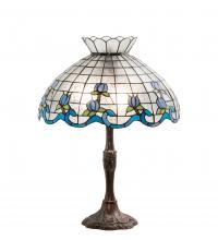 Meyda Black 232793 - 26" High Roseborder Table Lamp