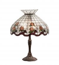 Meyda Black 232794 - 26" High Roseborder Table Lamp