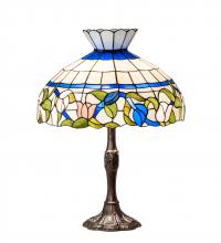 Meyda Black 232796 - 26" High Rose Vine Table Lamp