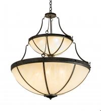 Meyda Black 232902 - 35" Wide Carousel Two Tier Pendant