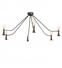 Meyda Black 233061 - 76" Wide Alva Asta Chandelier