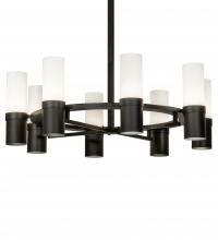 Meyda Black 233588 - 62" Wide Farmington 8 Light Chandelier