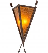 Meyda Black 233675 - 15" Wide Desert Arrow Wall Sconce