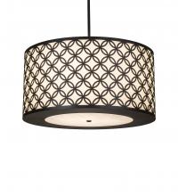 Meyda Black 234348 - 36" Wide Dekko Pendant