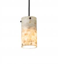 Meyda Black 235318 - 4" Wide Cilindro Jadestone Mini Pendant