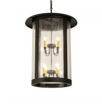 Meyda Black 236791 - 24" Wide Fulton Prime Lantern Pendant