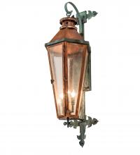 Meyda Black 237295 - 14" Wide Millesime Lantern Wall Sconce