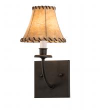 Meyda Black 238918 - 6" Wide Laredo Wall Sconce