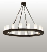 Meyda Black 239315 - 48" Wide Loxley 16 Light Chandelier