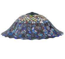 Meyda Black 23950 - 24"W Tiffany Peacock Feather Shade