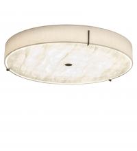 Meyda Black 240477 - 30" Wide Cilindro Textrene LED Flushmount