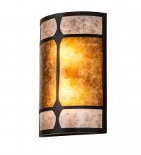 Meyda Black 240511 - 12" Wide Kleba Wall Sconce