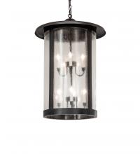 Meyda Black 241067 - 24" Wide Fulton Prime Lantern Pendant