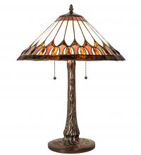 Meyda Black 242005 - 22" High Tuscaloosa Table Lamp